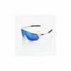 GAFAS 100% SPEEDTRAP MATTE WHITE HIPER BLUE LENS -BICICLETAS Tienda de ventas 014