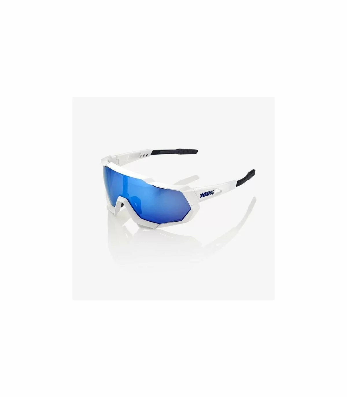 GAFAS 100% SPEEDTRAP MATTE WHITE HIPER BLUE LENS 3 GAFAS 100% SPEEDTRAP MATTE WHITE HIPER BLUE LENS