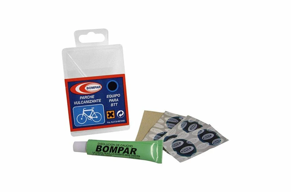 PARCHES BOMPAR BTT VULCANIZANTE VERDE 3 PARCHES BOMPAR BTT VULCANIZANTE VERDE