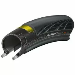 TUBELESS CONTINENTAL GRAND PRIX 5000 700X25C PLEGABLE NEGRO