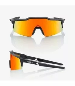 GAFAS 100% SPEEDCRAFT SL SOFT TACT BLACK - HIPER RED MULTILAYER MIRROR LENS -BICICLETAS Tienda de ventas 655
