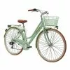 BICICLETA ADRIATICA RETRO DONNA 28" 6V -BICICLETAS Tienda de ventas bicicleta retro donna 28 verde 6v