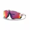 OAKLEY JAWBREAKER POLISHED WHITE LENTE PRIZM ROAD -BICICLETAS Tienda de ventas gafas oakley jawbreaker lentes prizm road blanco