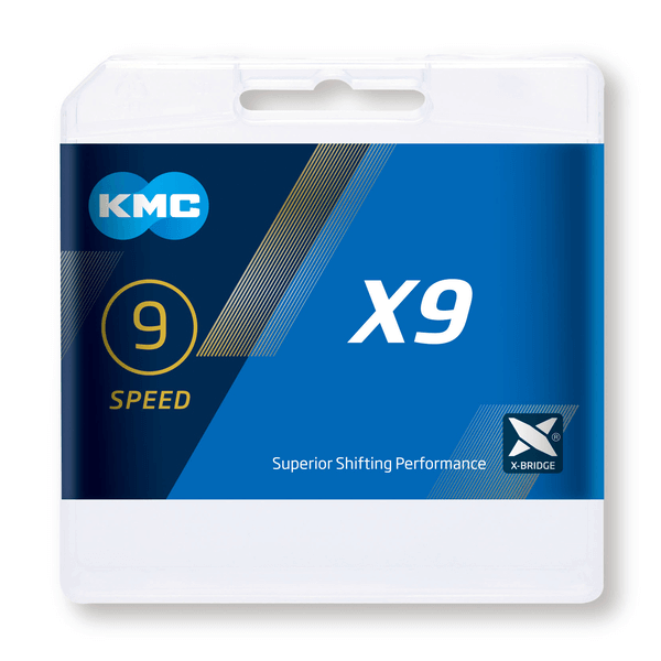 CADENA KMC X9 SILVER 114 LINKS 3 CADENA KMC X9 SILVER 114 LINKS