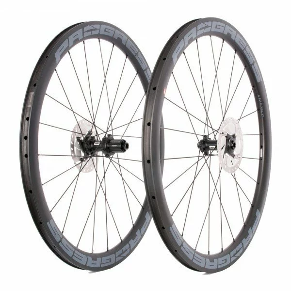 Ruedas Progress JGO AirSpeed C44 Disc 12x100 Y 12x142 Shimano Negra 3 Ruedas Progress JGO AirSpeed C44 Disc 12x100 Y 12x142 Shimano Negra