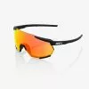 GAFAS 100% RACETRAP SOFT TACT BLACK LENTE HIPER ROJA+TRASP -BICICLETAS Tienda de ventas race1
