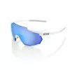 GAFAS 100% RACETRAP MATTE WHITE HIPERBLUE LENS 1 GAFAS 100% RACETRAP MATTE WHITE HIPERBLUE LENS -BICICLETAS Tienda de ventas race10
