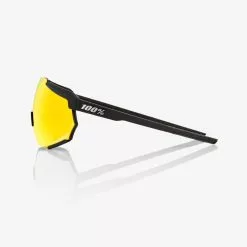 GAFAS 100% RACETRAP SOFT TACT BLACK LENTE HIPER ROJA+TRASP -BICICLETAS Tienda de ventas race3
