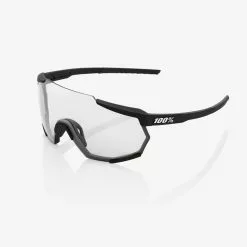 GAFAS 100% RACETRAP SOFT TACT BLACK LENTE HIPER ROJA+TRASP -BICICLETAS Tienda de ventas race4