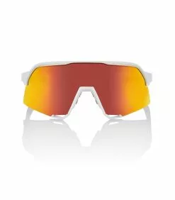 GAFAS 100% S3 WHITTE HIPER RED LENS -BICICLETAS Tienda de ventas s9