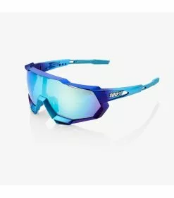 GAFAS 100% SPEEDTRAP MATTE METAL INTO THE FADE BLUE LENS