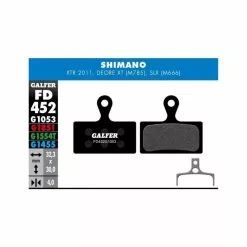 PASTILLAS FRENO GALFER BIKE PARA SHIMANO XTR - SLX