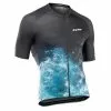 MAILLOT NORTHWAVE WATER DROP M/C BLACK/BLUE -BICICLETAS Tienda de ventas water northwave vicsports 1
